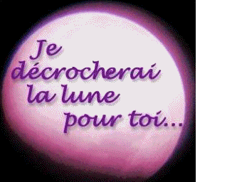 je d&eacute;crocherai la lune pour toi ...